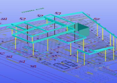 Steel Framing rendering